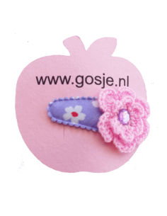 Haarspeld met bloem