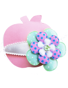 Haarspeld groene bloem