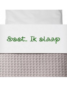 Laken wieg ssst ik slaap 2