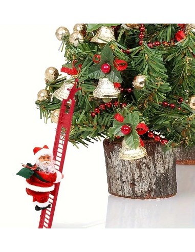Kerstman Zingend & Ladder Klimmen